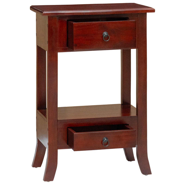 Konsolentisch Braun Mahagoni Massivholz 50cm