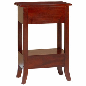 Konsolentisch Braun Mahagoni Massivholz 50cm
