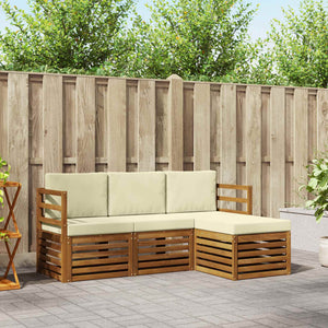 4-tlg. Outdoor-Sofagarnitur Akazie