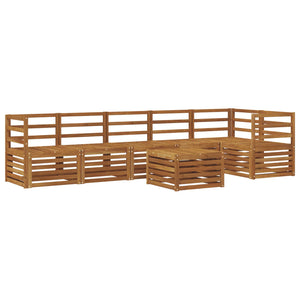 Akazie Ecksofa Set 7-teilig