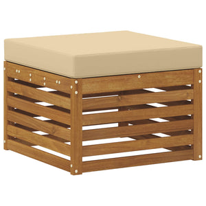 Ecksofa Set Akazie Massivholz mit Kissen