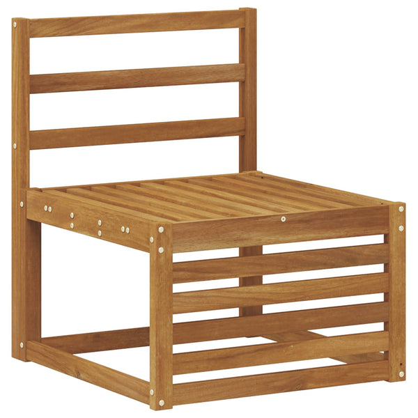 Ecksofa Set Akazie Massivholz 11-teilig