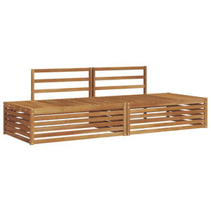 2-teiliges Outdoor-Sofa-Set Akazie
