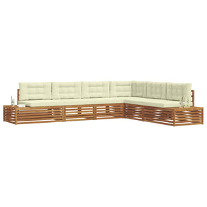 Outdoor Sofagarnitur mit Kissen, 6-teilig
