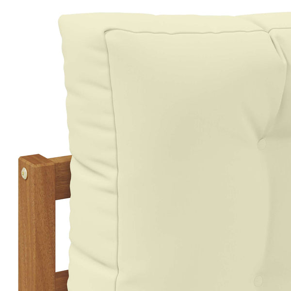Outdoor Sofagarnitur Akazie mit Kissen, 7-teilig