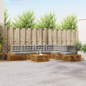 Outdoor Sofa Set mit Kissen, 7-teilig