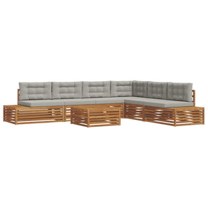 Outdoor Sofa Set mit Kissen, 7-teilig
