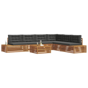 Outdoor Sofagarnitur mit Kissen, 7-teilig