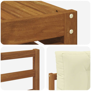 Outdoor Sofagarnitur Akazie 10-teilig