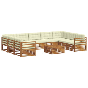 Outdoor Sofagarnitur Akazie 10-teilig