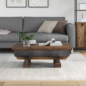 Couchtisch Holz Natur 90x50 cm