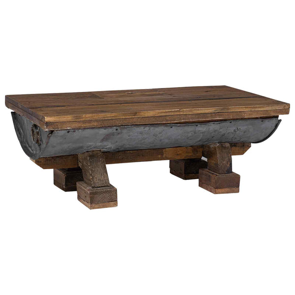 Couchtisch Holz Natur 90x50 cm