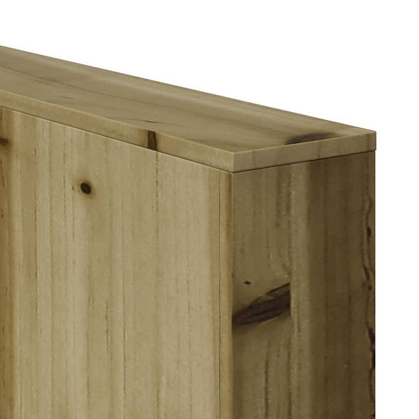 Grünes Gartensofa aus Kiefernholz
