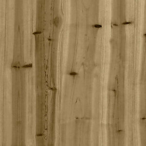 Grünes Gartensofa aus Kiefernholz