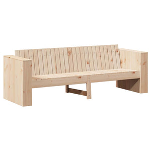 vidaXL Canapé de jardin naturel 185,5 x 60 x 62 cm Bois de pin massif