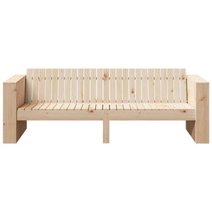 vidaXL Canapé de jardin naturel 185,5 x 60 x 62 cm Bois de pin massif