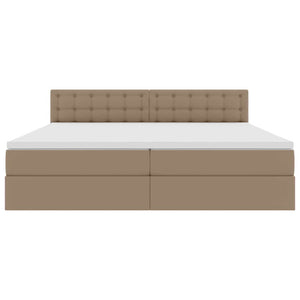 Aufbewahrungsbett mit Matratze Cappuccino 200x200