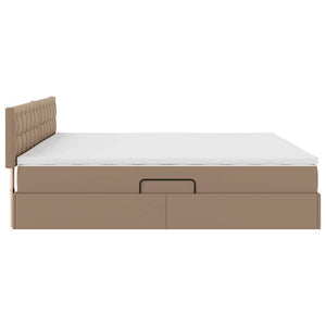 Aufbewahrungsbett mit Matratze Cappuccino 200x200