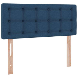 Aufbewahrungsbett mit Matratze Blau 120x200 cm