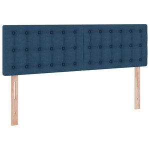Stauraumbett mit Matratze Blau 140x190 cm