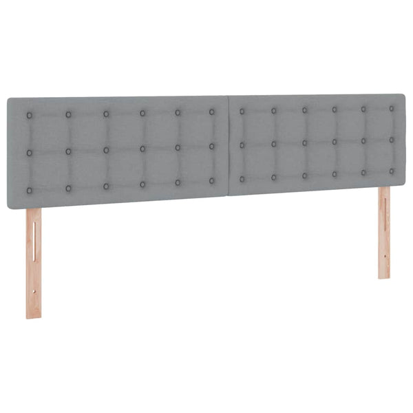 Aufbewahrungsbett mit Matratze 160x200 cm Hellgrau