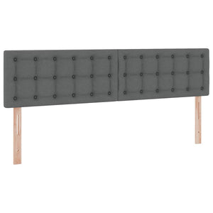 Stauraumbett mit Matratze Dunkelgrau 160x200 cm