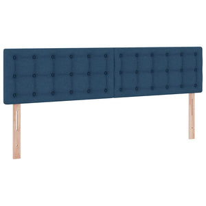Stauraumbett mit Matratze Blau 160x200 cm