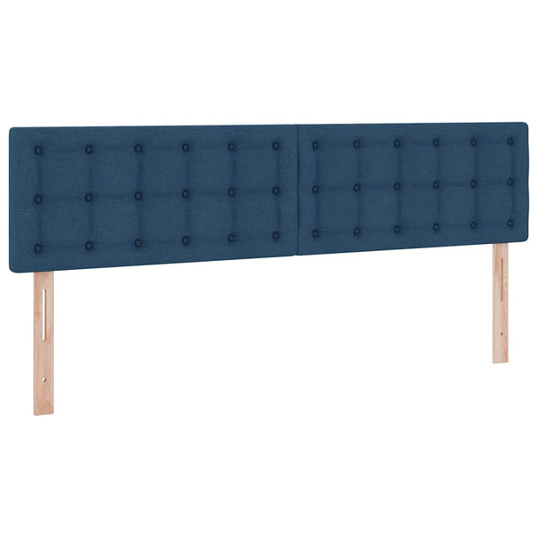 Stauraumbett mit Matratze Blau 160x200 cm