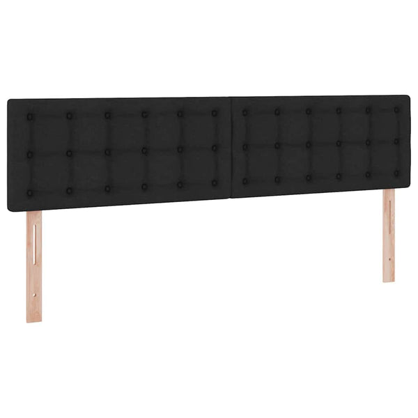 Stauraumbett mit Matratze Schwarz 180x200 cm