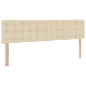 vidaXL Lit de rangement avec matelas Crème 180 x 200 cm Bois d'ingénierie