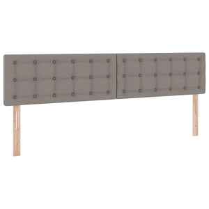 Stauraumbett mit Matratze Taupe 200x200 cm