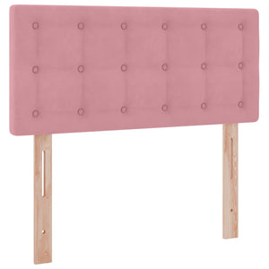 Stauraumbett mit Matratze Rosa 90x190 cm