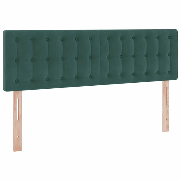 Stauraumbett mit Matratze Dunkelgrün 140x190 cm