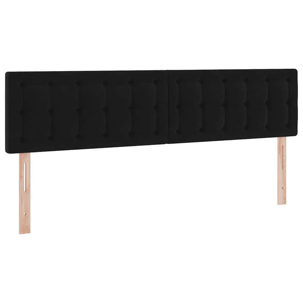 Aufbewahrungsbett mit Matratze Schwarz 160x200 cm