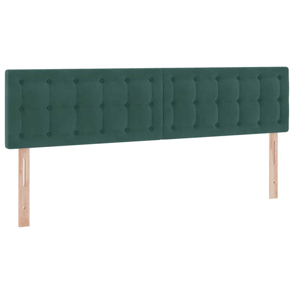 Aufbewahrungsbett mit Matratze Dunkelgrün 160x200 cm