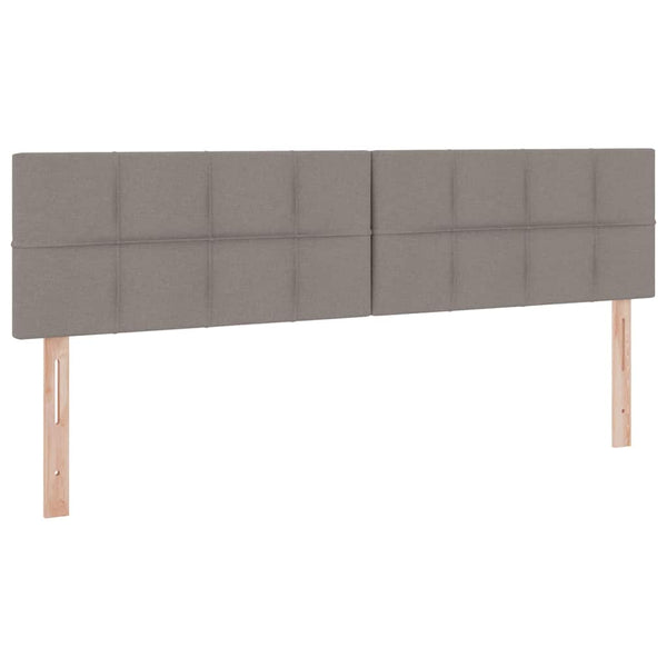 Aufbewahrungsbett mit Matratze Taupe 180x200 cm