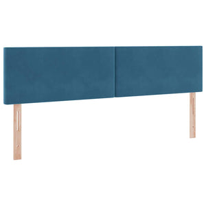 Stauraumbett mit Matratze Dunkelblau 90x200 cm