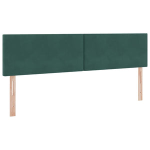 Stauraumbett mit Matratze Dunkelgrün 100x200 cm