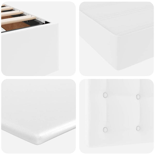 Bett mit Stauraum und LED 90x200 cm
