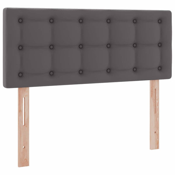 Bett mit Stauraum und LED Grau 120x200 cm