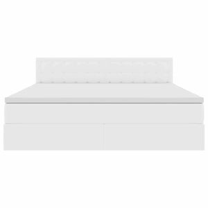 Bett mit Stauraum, LED, Kunstleder, 160x200 cm