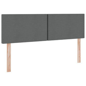 Stauraumbett mit LED Dunkelgrau 140x190 cm