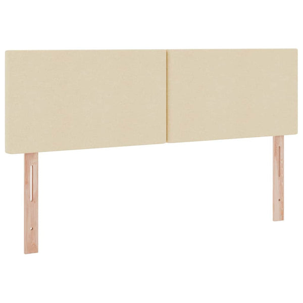 Stauraumbett mit LED & Matratze Creme 140x190 cm