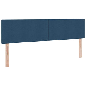 Bett mit Stauraum & LED Blau 160x200 cm