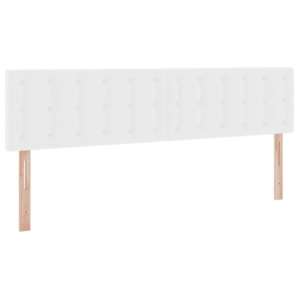 Bett mit Stauraum & LED Reinweiß 200x200 cm