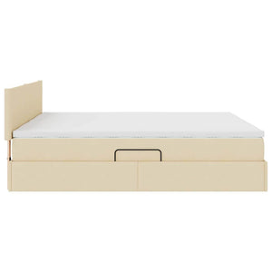 Bett mit LED Creme 180x200 cm
