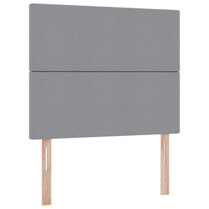 Stauraumbett mit Matratze Hellgrau 120x190 cm