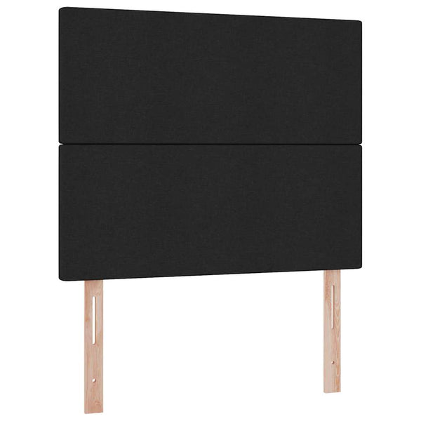 Stauraumbett mit Matratze Schwarz 120x190 cm