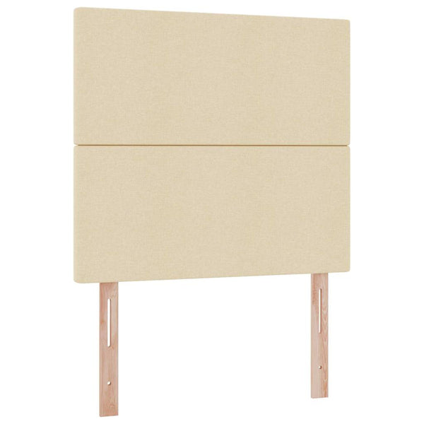 Stauraumbett mit LED Creme 90x190 cm