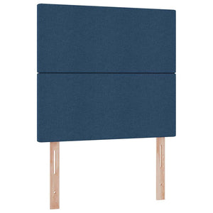 Bett mit Stauraum und LED Blau 90x190